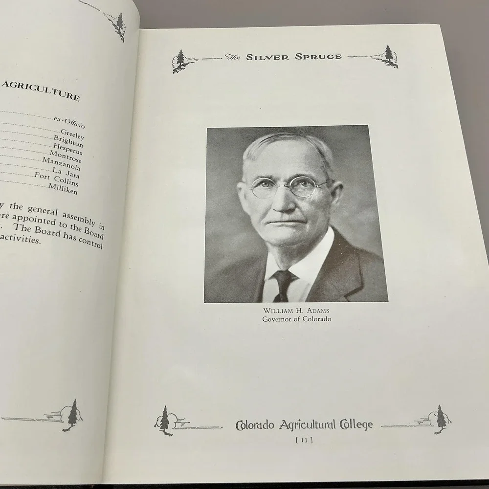 Vintage 1931‎ The Silver Spruce Colorado Agricultural College Yearbook Hardcover